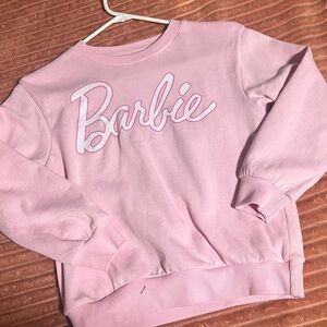 Barbie Light Pink Logo Sweatshirt